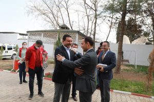 KAYMAKAM KOÇ VE BAŞKAN ÖZYAVUZ’DAN ANLAMLI ZİYARET
