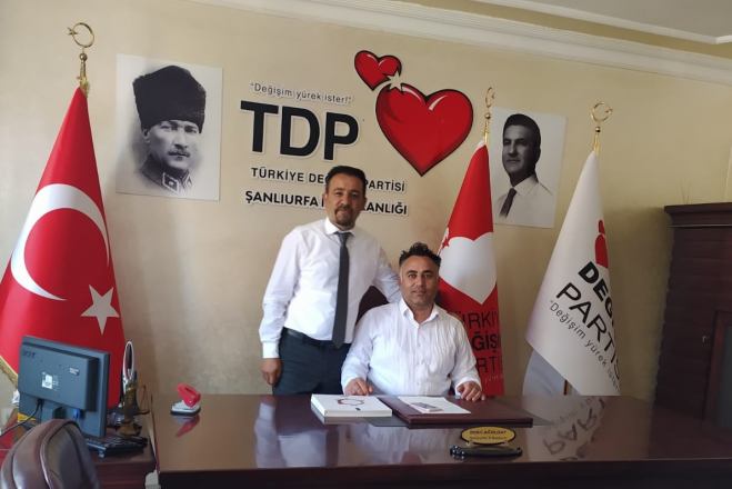  TÜRKİYE DEĞİŞİM PARTİSİ KARAKÖPRÜ İLÇE BAŞKANLIĞINA MURAT CANBEYLİ ASALETEN ATANDI