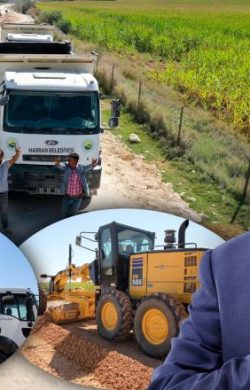 60 MAHALLEYİ BİRBİRİNE BAĞLAYAN YOL ASFALTLA BULUŞUYOR