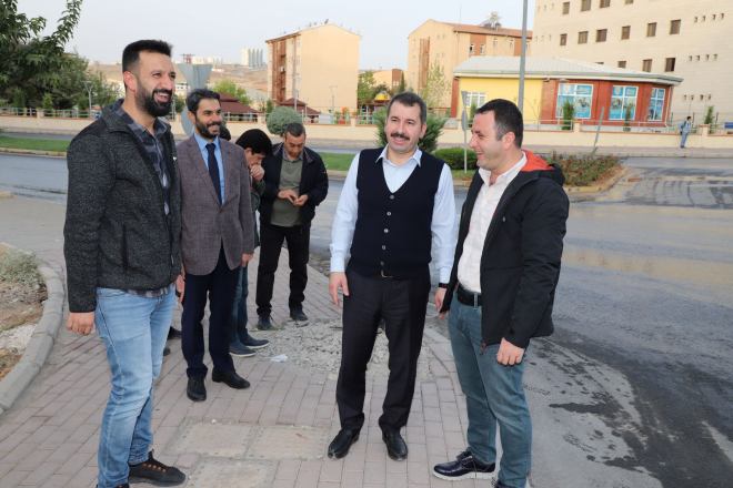 BAŞKAN BAYDİLLİ ATAKENT MAHALLESİNİ İNCELEDİ