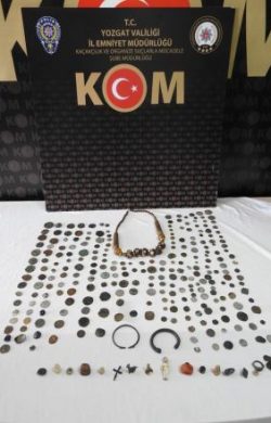 TARİHİ ESER OPERASYONUNDA 252 SİKKE VE 27 OBJE ELE GEÇİRİLDİ