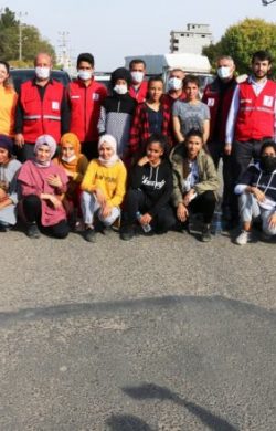 Akçakale de Kızılay haftası koşusu düzenlendi