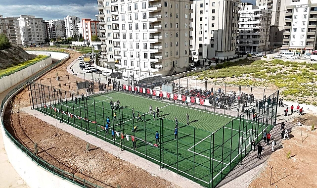  Karaköprü’ye Bir Spor Tesisi Daha Kazandırıldı