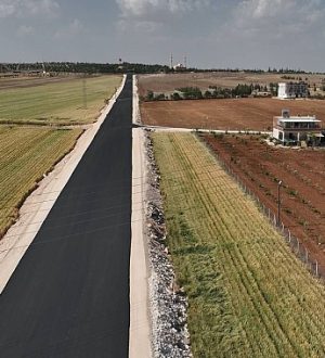 20 Metre Genişliğindeki Yeni Bulvarda Asfaltlama Tamamlandı