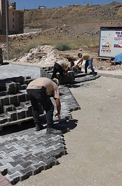 Karaköprü’de Üstyapı Çalışmaları Devam Ediyor