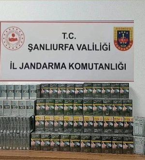 Şanlıurfa’da Kaçakçılık Operasyonu: 980 Paket Ele Geçirildi