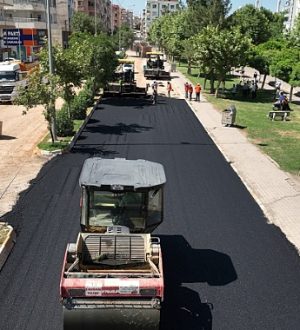 Büyükşehir Belediyesi Kırsal İlçelerde Asfalt Serimine Devam Ediyor