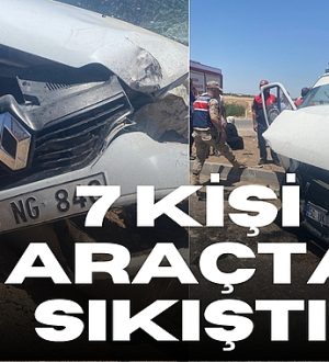 Suruç’ta Sıkışmalı Trafik Kazası: 7 Kişi Hastaneye Kaldırıldı
