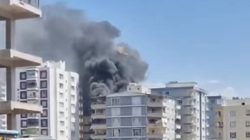 Urfa’da Bir Apartmanın son Katında Korkutan Yangın!