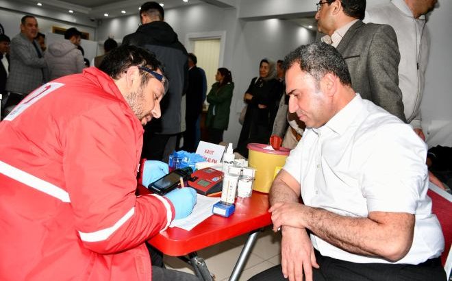  Eyyübiye’de Kan Bağışı Seferberliği