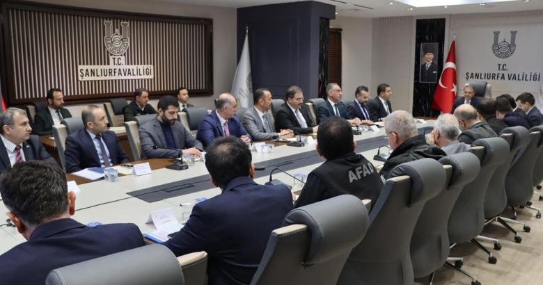  Şanlıurfa’da sel sonrası kritik toplantı