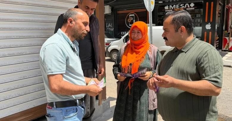  Eş Başkan İnan, Viranşehir’de esnafla buluştu
