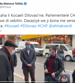 CHP’Lİ TANAL, VATANDAŞLA KÜRTÇE KONUŞTU