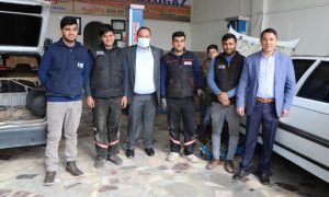 Başkan Ekinci sanayi Esnafını Ziyaret Ederek Mesaiye Başladı