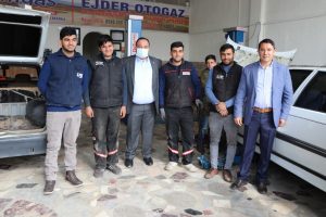 Başkan Ekinci sanayi Esnafını Ziyaret Ederek Mesaiye Başladı