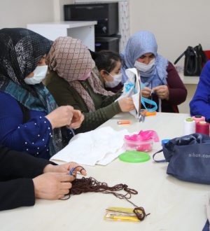 HALİLİYE BELEDİYESİ MİLLET EVLERİNDE MESLEK ÖĞRENİYORLAR