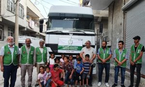 İHH’DAN İDLİBE 1 TIR İNSANİ YARDIM