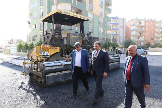 BAŞKAN CANPOLAT: YOĞUN BİR ASFALT ÇALIŞMASI SÜRDÜRÜYORUZ