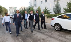 BAŞKAN BAYDİLLİ SABAH MESAİSİNDE İLÇEYİ GEZİYOR