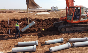 HİLVAN İLÇESİNDE ALT YAPI HİZMETLERİ SÜRÜYOR