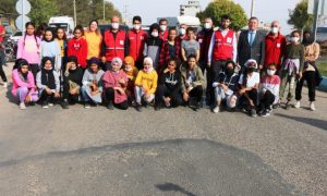 Akçakale de Kızılay haftası koşusu düzenlendi