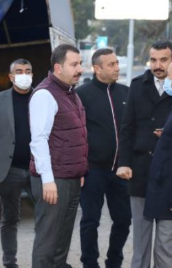 BAŞKAN BAYDİLLİ MESAİYE SAHA GEZİSİYLE BAŞLADI