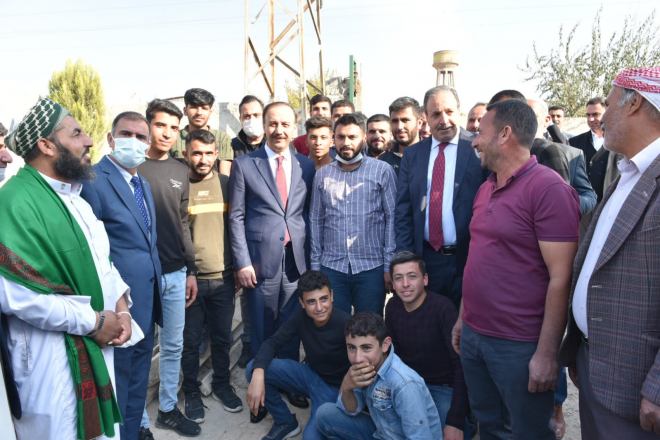Vali Erin, Seksenören ve Yardımcı’yı Ziyaret Etti