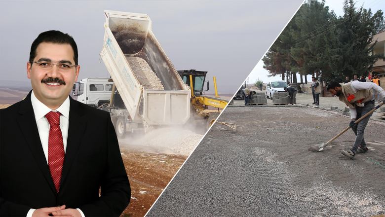 HALİLİYE BELEDİYESİ ÜST YAPI ÇALIŞMALARINI SÜRDÜRÜYOR