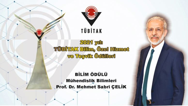 Harran Üniversitesi Rektörü Prof. Dr. Mehmet Sabri ÇELİK, TÜBİTAK Bilim Ödülüne Layık Görüldü
