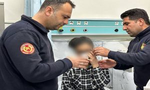 Gözüne Fermuar Sıkışan Vatandaşın İmdadına İtfaiye Yetişti