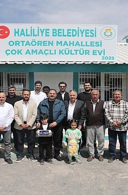 Haliliye Belediyesi’nden Ortaören’e Yeni Kültür Evi!
