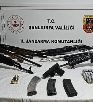Şanlıurfa’da Çok Sayıda Ruhsatsız Silah Ve Mühimmat Ele Geçirildi