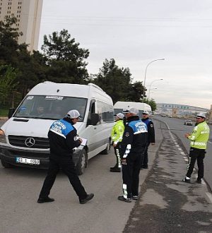 Şanlıurfa’da Personel Servis Araçlarına Sıkı Denetim