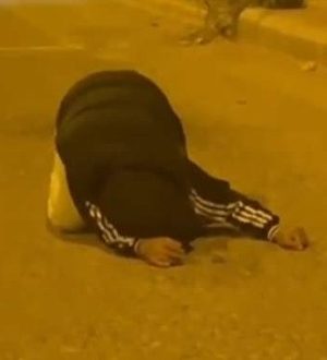 Şanlıurfa’da Uyuşturucu Madde Kullanan Genç Cadde Ortasında Krize Girdi