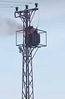 Siverek’te Sulama Trafosunda Yangın Paniği