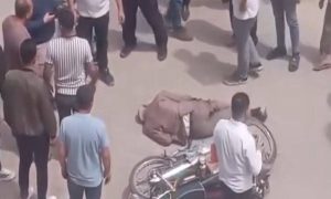 Urfa’da Motosiklet Yaşlı Adama Çarptı!