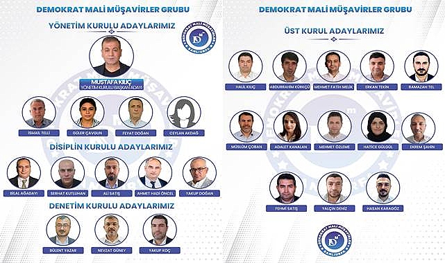  Demokrat Mali Müşavirler Grubu Seçime Hazır
