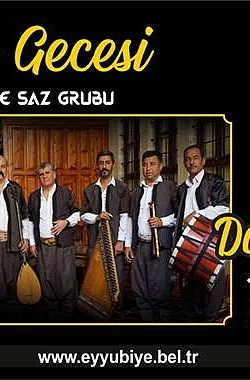 Eyyübiye Millet Bahçesi’nde Sıra Gecesi Düzenlenecek