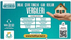 Haliliye Belediyesi Duyurdu: Son Gün 31 Mayıs