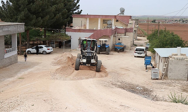  Haliliye Belediyesi Kırsalda Yol Çalışmalarını Sürdürüyor