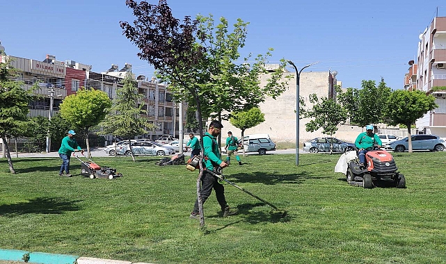  Haliliye Belediyesi Parkları Yaz Mevsimine Hazırlıyor