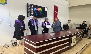 Hilvan İlçe Milli Eğitim Müdürü Sinan Ateş, Harran MYO Mezuniyet Törenine Katıldı