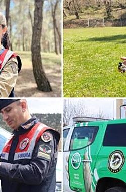 Jandarma Yaralı Kanatlı Dostları Unutmadı