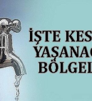 Şanlıurfa’da 11 Mahallede Su Kesintisi Uyarısı