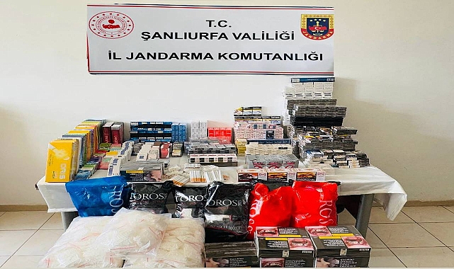  Şanlıurfa’da Binlerce Kaçak Ürün Ele Geçirildi!