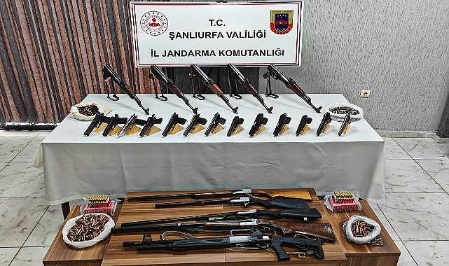 Şanlıurfa’da Jandarmadan Silah Kaçakçılarına Darbe: 16 Gözaltı