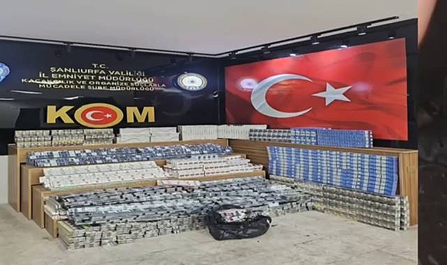  Şanlıurfa’da Kaçak Sigara Operasyonu: 1 Kişi Tutuklandı