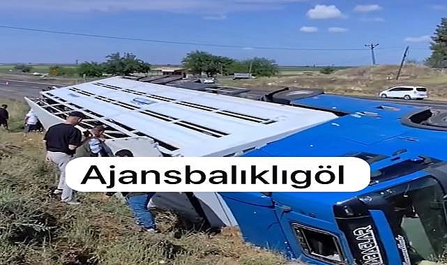  Siverek’te Canlı Hayvan Yüklü Tır Devrildi: 1 Yaralı