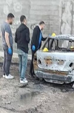 Suruç’ta Park Halindeki Araç Kundaklandı