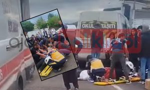 Urfa’da TIR İle Öğrenci Servisi Çarpıştı: Çok Sayıda Yaralı Var